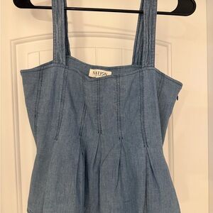 Nation LTD Light Blue Denim Camisole